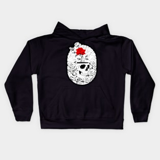 Skull Flower Kids Hoodie